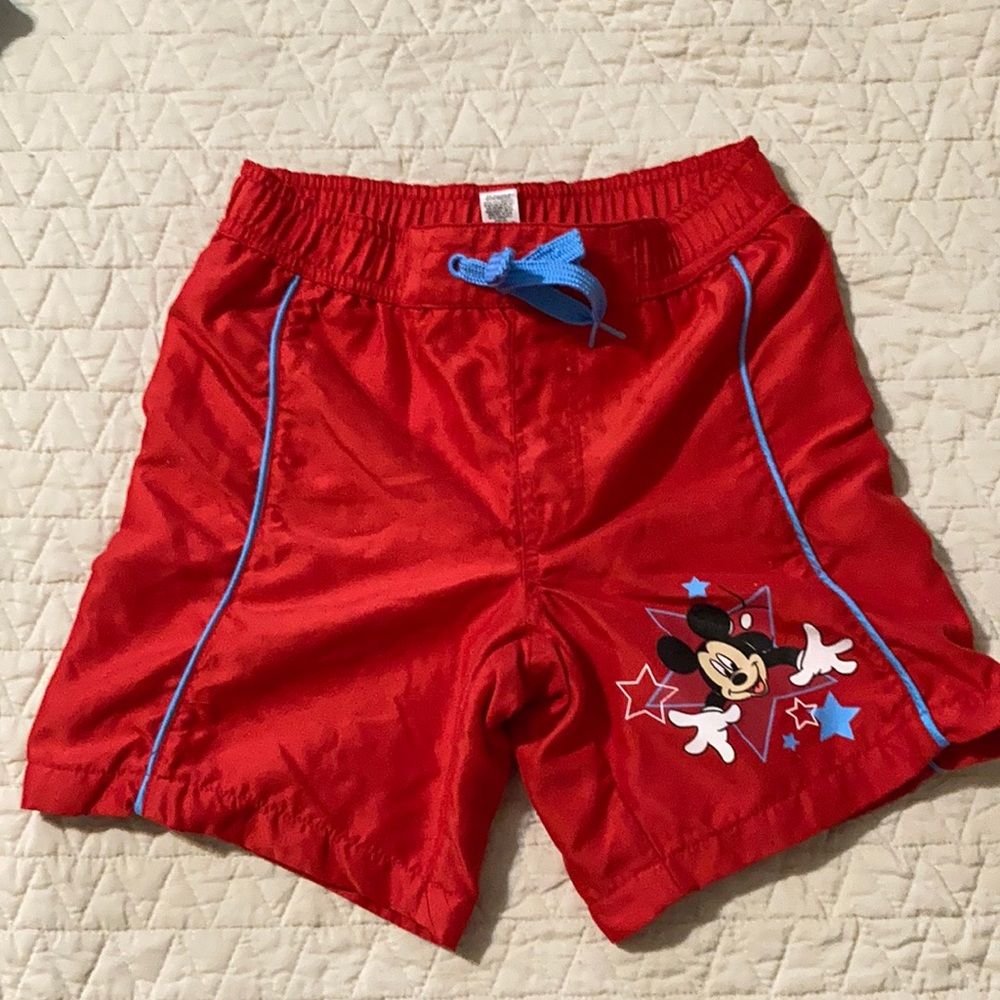 Disney Mickey Mouse swim trunks size 5T